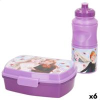 Lunchtrommel met accessoires Frozen 380 ml 17 x 5,5 x 13,5 cm (6 Stuks) - thumbnail