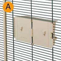 Ferplast Vogelkooi en volière met dak Nota kunststof 56115423 - thumbnail