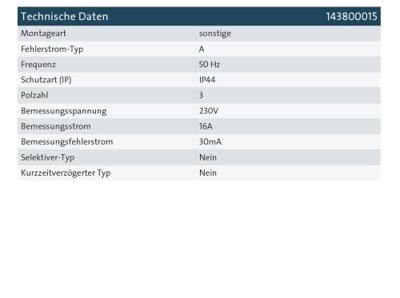 Kopp 1438.0001.5 PRCD-verlengkabel PRCD-S 230 V Zwart IP44 - thumbnail
