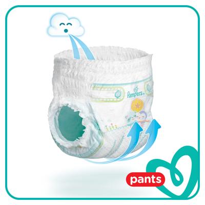 Pampers Active Baby-Dry Baby-Dry Pants S5+, Maandbox, 120 Luierbroekjes, Luchtdoorlatende Banen