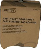 Hub USB Digitus Grijs Zilverkleurig Aluminium - thumbnail