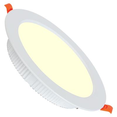 LED Downlight Rond 12W Inbouwspot - Warm Wit 3000K - Mat Wit Ø120mm