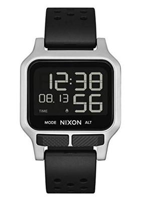 Nixon A1320-130 Zwart Zilverkleurig Heren horloge