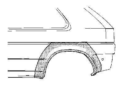 PLAATWERKDEEL Wielrand RECHTS 2/3 D 3734146