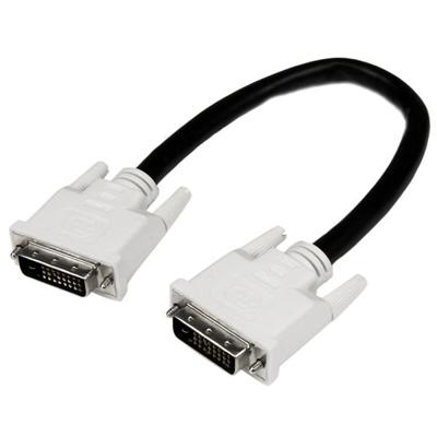 .com DVIDDMM1M - DVI-kabel - dubbele verbinding - DVI-D (M) naar DVI-D (M) - 1 m - duimschroeven - zwart .com DVIDDMM1M - DVI-kabel - dubbele verbinding - DVI-D (M) naar DVI-D (M) - 1 m - duimschroeven - zwart