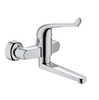 GROHE Euroeco veiligheids wandkraan draaibare uitloop chroom 32793000 - thumbnail