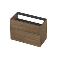 INK - Onderkast 2L A-sym Decor Tbv Grepen - 900x450x650 Mm - Zuiver Eiken - thumbnail