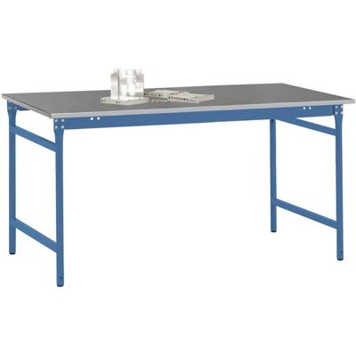 Manuflex BB3034.5007 Bijzettafel basis stationair met staalbeslag schijf in stralend blauw RAL 5007, bxdxh: 1250 x 600 x 780 mm Stralend blauw (RAL 5007) Manuflex BB3034.5007 Bijzettafel basis stationair met staalbeslag schijf in stralend blauw RAL 5007, bxdxh: 1250 x 600 x 780 mm Stralend blauw (RAL 5007)