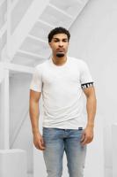 Dsquared2 Round Neck T-Shirt Heren Wit/Zwart - Maat L - Kleur: WitZwart | Soccerfanshop - thumbnail