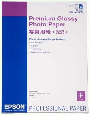 Epson S042091 Premium Glossy Photo Paper A2 255g 25 vel Epson S042091 Premium Glossy Photo Paper A2 255g 25 vel