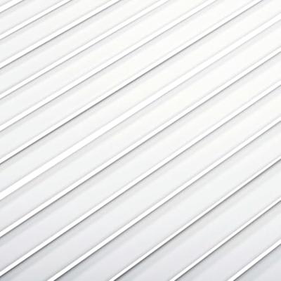 Kastdeur met lamellen 99,3x59,4 cm massief grenenhout wit