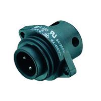 Binder 09 4223 00 04 Serie 693 | 4 Polige RD24 Power Male Chassisdeel - thumbnail