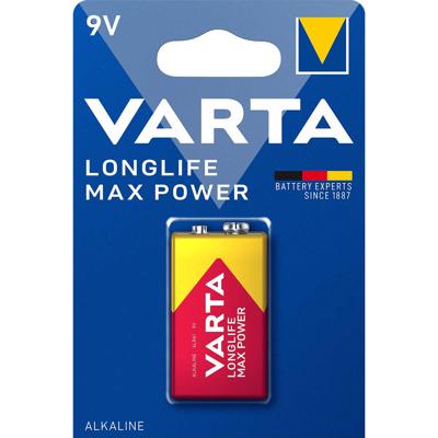 Varta Longlife Max Power 9V Batterij