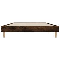 Bedframe zonder matras hout gerookt eikenkleurig 90x190 cm - thumbnail