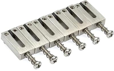 Graph Tech String Saver PG-8000-00 Brushed Steel brugzadels voor ST- en TE-stijl gitaar (set van 6)