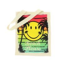 Blueprint Collections shopper Smiley 33x15 cm wit - thumbnail