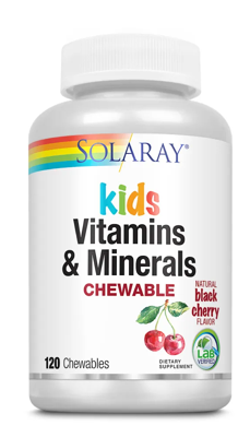 Solaray Kids Vitamins & Minerals Kauwtabletten Solaray Kids Vitamins & Minerals Kauwtabletten