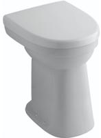 Geberit 300 Comfort closetpot-84 verhoogd +10cm vlakspoel 35.5x47cm AO wit s8000900000g - thumbnail