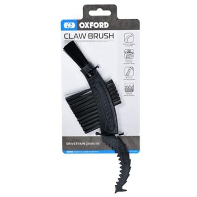 OXFORD reinigingsborstel "claw brush" serrated brush black