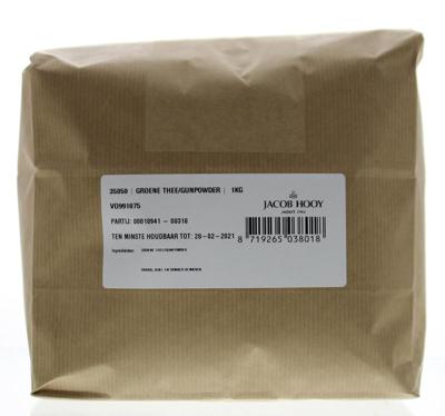 Jacob Hooy Groene thee/gunpowder 1 Kilogram Jacob Hooy Groene thee/gunpowder 1 Kilogram