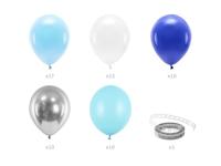 Ballonboog Kit Blauw/Zilver 200cm - thumbnail