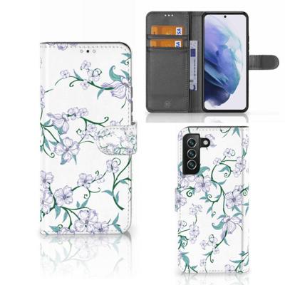 Samsung Galaxy S22 Plus Uniek Hoesje Blossom White Samsung Galaxy S22 Plus Uniek Hoesje Blossom White
