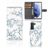 Samsung Galaxy S22 Plus Uniek Hoesje Blossom White - thumbnail