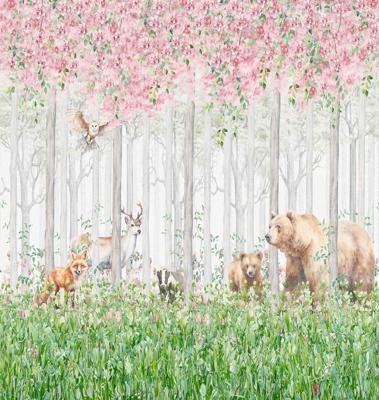 Dutch Cute Walls- Spring Woodland 265x280cm - CW6045-1