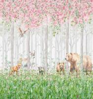Dutch Cute Walls- Spring Woodland 265x280cm - CW6045-1 - thumbnail