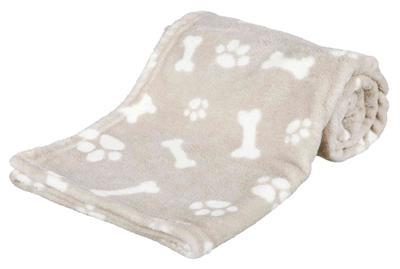 TRIXIE PLUCHE DEKEN KENNY BEIGE 100X75X2 CM 2 ST