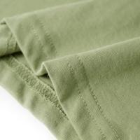 Kindershirt met doelprint 104 lichtkakikleurig - thumbnail