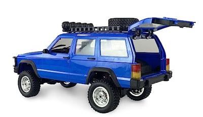 Amewi JC-X12 Scale Blauw Brushed 1:12 RC auto Elektro Terreinwagen 4WD RTR 2,4 GHz Incl. accu en lader
