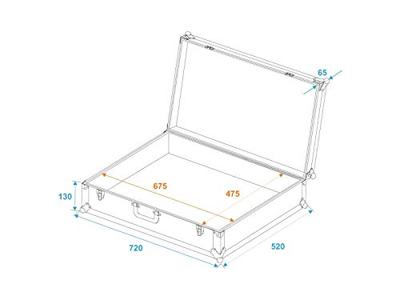 Roadinger Universal Case Pick (665 x 455 x 75 mm)