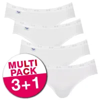 4-pack Basic Mini dames slips (3+1 Gratis) - Bikini dames slip - Onderbroek katoen - aanbieding - thumbnail