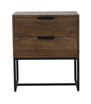 Light & Living Nachtkastje 'Meave', hout donker bruin