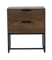 Light & Living Nachtkastje 'Meave', hout donker bruin - thumbnail