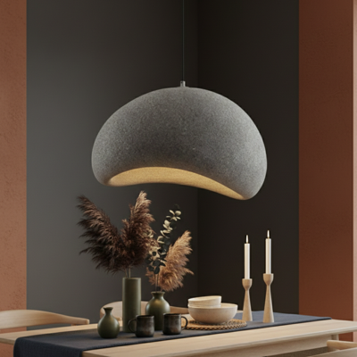 Lyora Natuurlijke hanglampAere grijs 60cm - 9002675