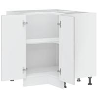 Keuken hoekonderkast "Porto" bewerkt hout grijs sonoma eiken - thumbnail