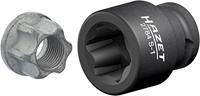 HAZET Krachtdopsleutel · met speciaal profiel 2784S-1 · 1/2 inch (12,5 mm) vierkant hol · Ribbelprofiel · 39 mm - thumbnail