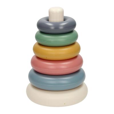 Cavallino toys stapelringen pastelkleuren, 7dlg.