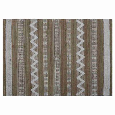 Tapijt Home ESPRIT Wit Bruin Boho 140 x 200 x 1 cm