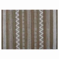 Tapijt Home ESPRIT Wit Bruin Boho 140 x 200 x 1 cm - thumbnail
