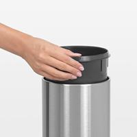 Brabantia Touch Bin Afvalemmer - wand - 3 liter - kunststof binnenemmer - matt steel 363986 - thumbnail