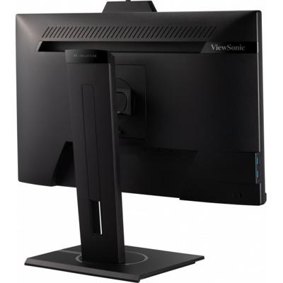 Viewsonic VG2440V 60,5 cm (24 inch) kantoormonitor (Full-HD, IPS-paneel, HDMI, DP, USB 3.2 Hub, webcam met microfoon, in hoogte verstelbaar, luidspreker, Eye-Care, 4 jaar omruilservice) zwart