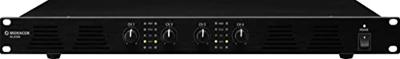 Monacor PA-4120D PA-versterker 480 W 4-kanaals