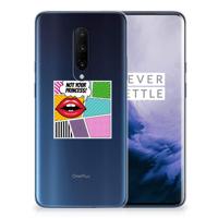 OnePlus 7 Pro Silicone Back Cover Popart Princess - thumbnail