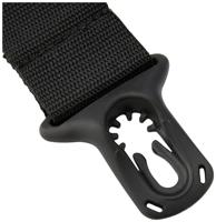 Ernie Ball 4145 Polylock gevoerde gitaarband zwart - thumbnail