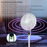 Be Cool Staande ventilator 55 W LED-display, Oscillerend, Met afstandsbediening - thumbnail