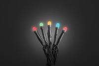 Konstsmide 3811-500 Micro-lichtketting Buiten werkt op het lichtnet Aantal lampen 80 LED RGB Verlichte lengte: 12.64 m Frosted - thumbnail