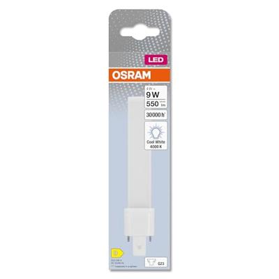 OSRAM HOMELIGHTING 4058075558045 LED Energielabel D (A - G) G23 Buis 4 W = 9 W Koudwit (Ø x l) 32 mm x 165 mm 1 stuk(s)
